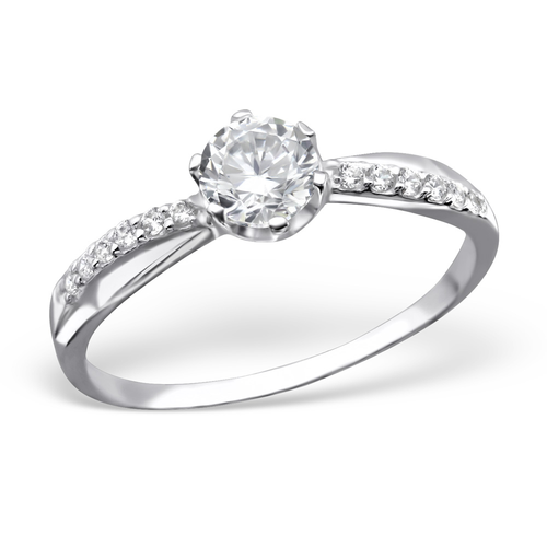 Sterling Silver & Cubic Zirconia Ring