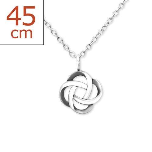 Sterling Silver Knot Necklace