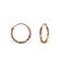 Rose Gold Plated Sterling Silver Stamped Sleeper