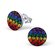 Crystal Rainbow Round Studs