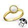 Gold & Opal Midi Ring 