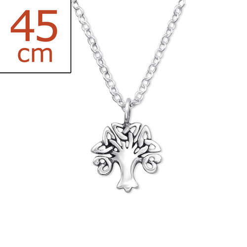 Sterling Silver Celtic Tree Necklace