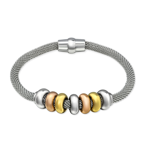 Surgical Steel 7 Bead Bracelet