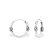 Sterling Silver 12mm Bali Hoops