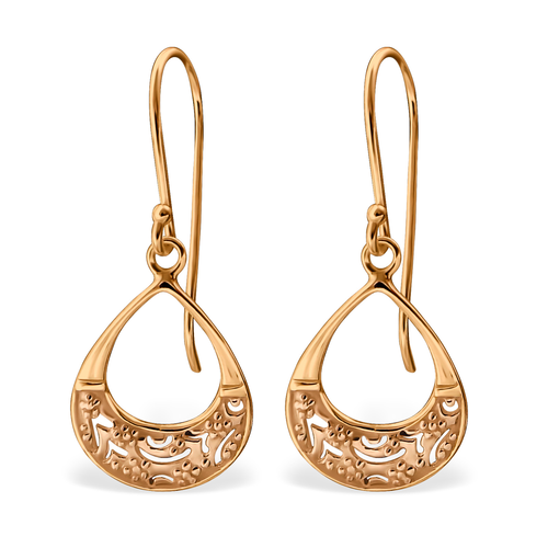 Rose Gold Filigree Earrings