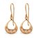 Rose Gold Filigree Earrings