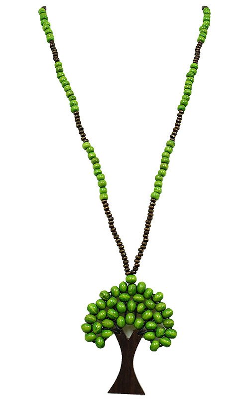 Tree of life on sale beaded necklace