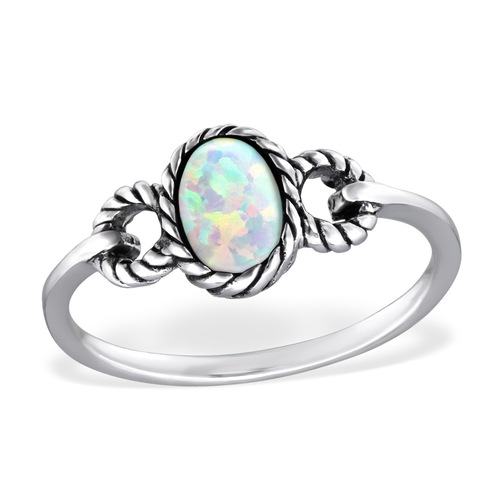 Oval Opal Ring