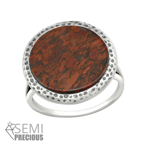 Poppy Jasper Ring