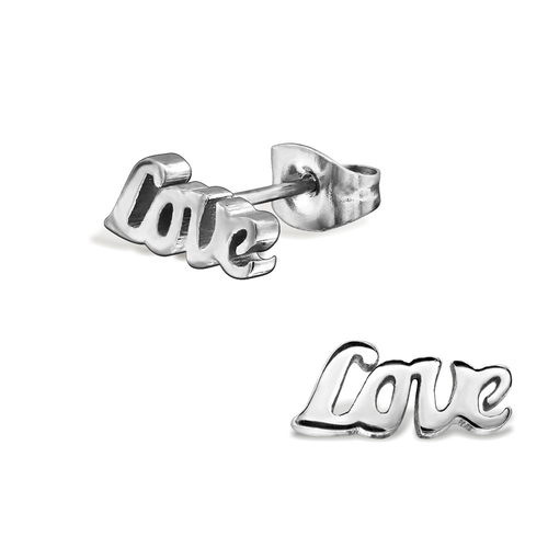 Surgical Steel Love Studs