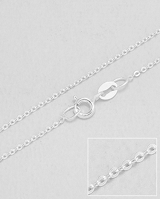 40cm sterling silver deals chain