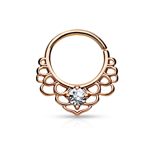 Lotus Centre Septum Ring