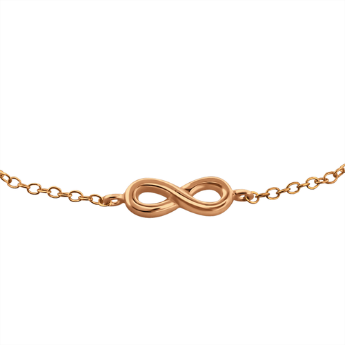 Rose Gold Infinity Bracelet