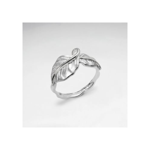 Sterling Silver Leaf Ring