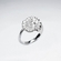 Sterling Silver Swirl Flower Ring
