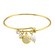 Surgical Steel Gold Plated Bangle
