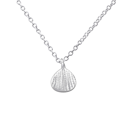 Sterling Silver Scallop Shell Necklace - Jewellery-Necklaces : Mariposa ...