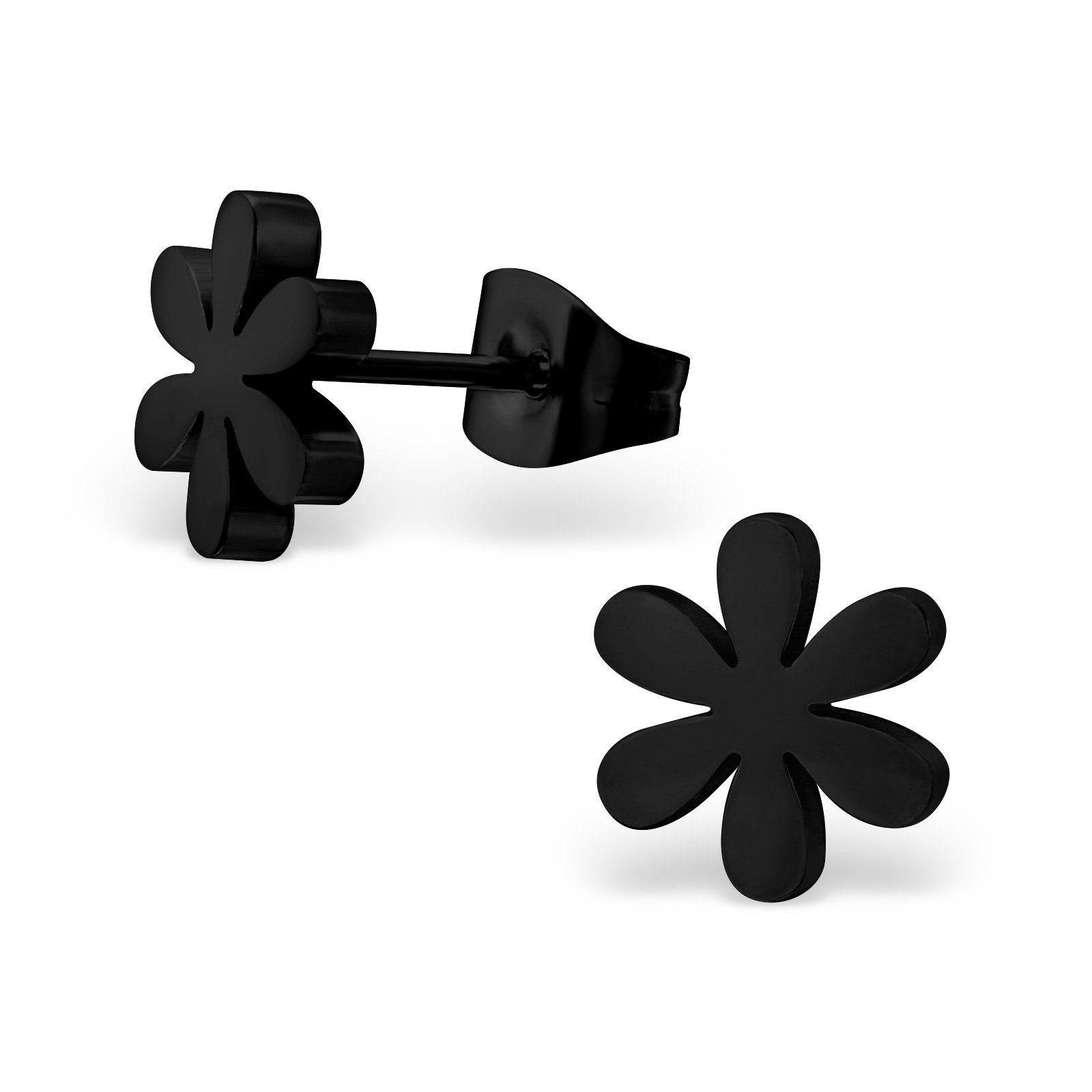 Black Diamond Stud Earrings for Women | Nemichand Jewels – NEMICHAND JEWELS