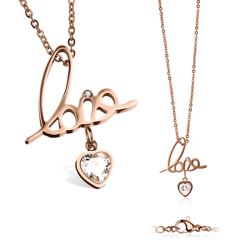Stainless Steel Love Necklace