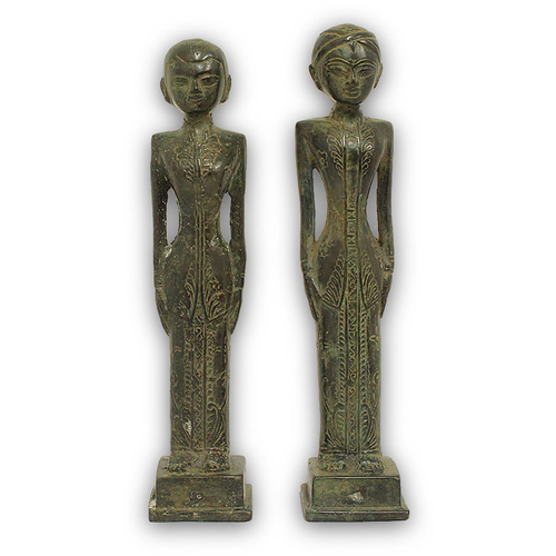 23cm Bronze Couple