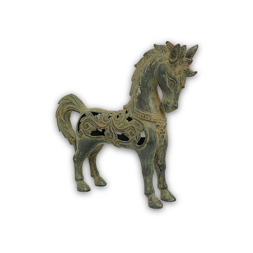 25cm Bronze Filigree Horse