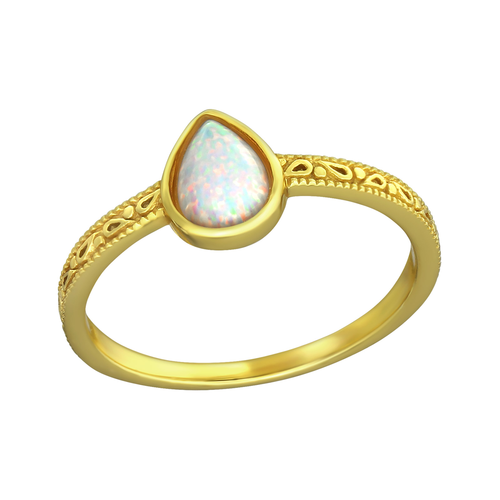 Pear Shaped Opal Ring