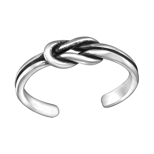 Knot Design Toe Ring