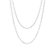 Sterling Silver 45cm Double Layer Chain
