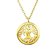 Sterling Silver Gold Plated Tree of Life Necklace