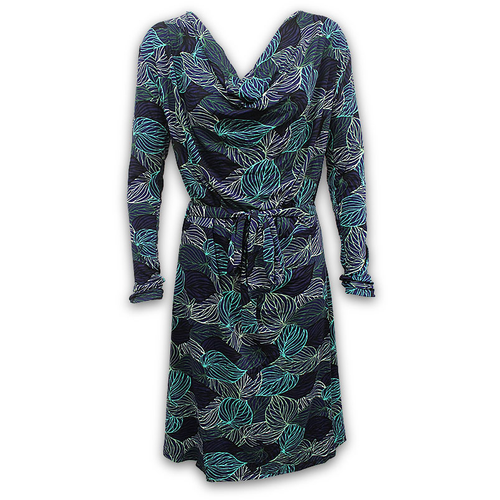 Gali LS Cowl Dress