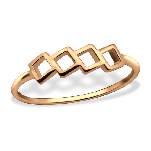 Rose Gold Plated Geometric Ring