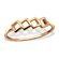 Rose Gold Plated Geometric Ring