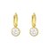 Gold Plated Cubic Zirconia Earrings