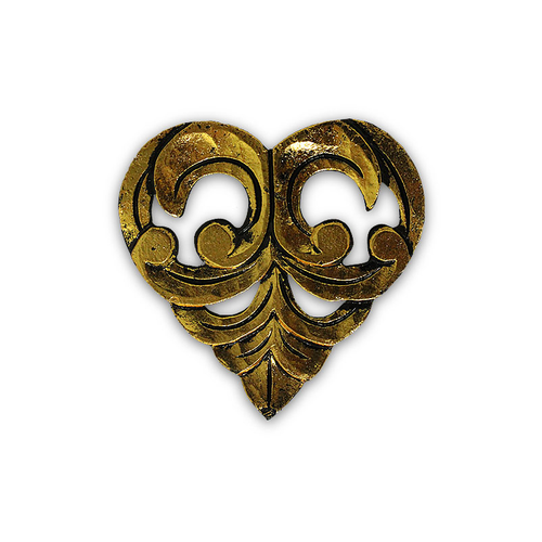 Carved Heart 16cm