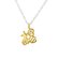 Sterling Silver Gold Plated Bee Necklace