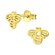 Gold Plated Sterling Silver Bee Studs