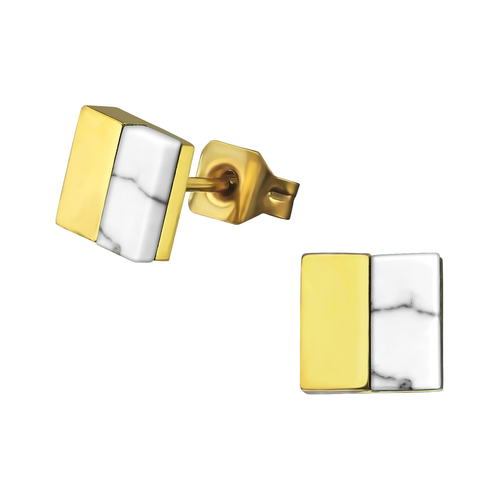 Surgical Steel Square Studs