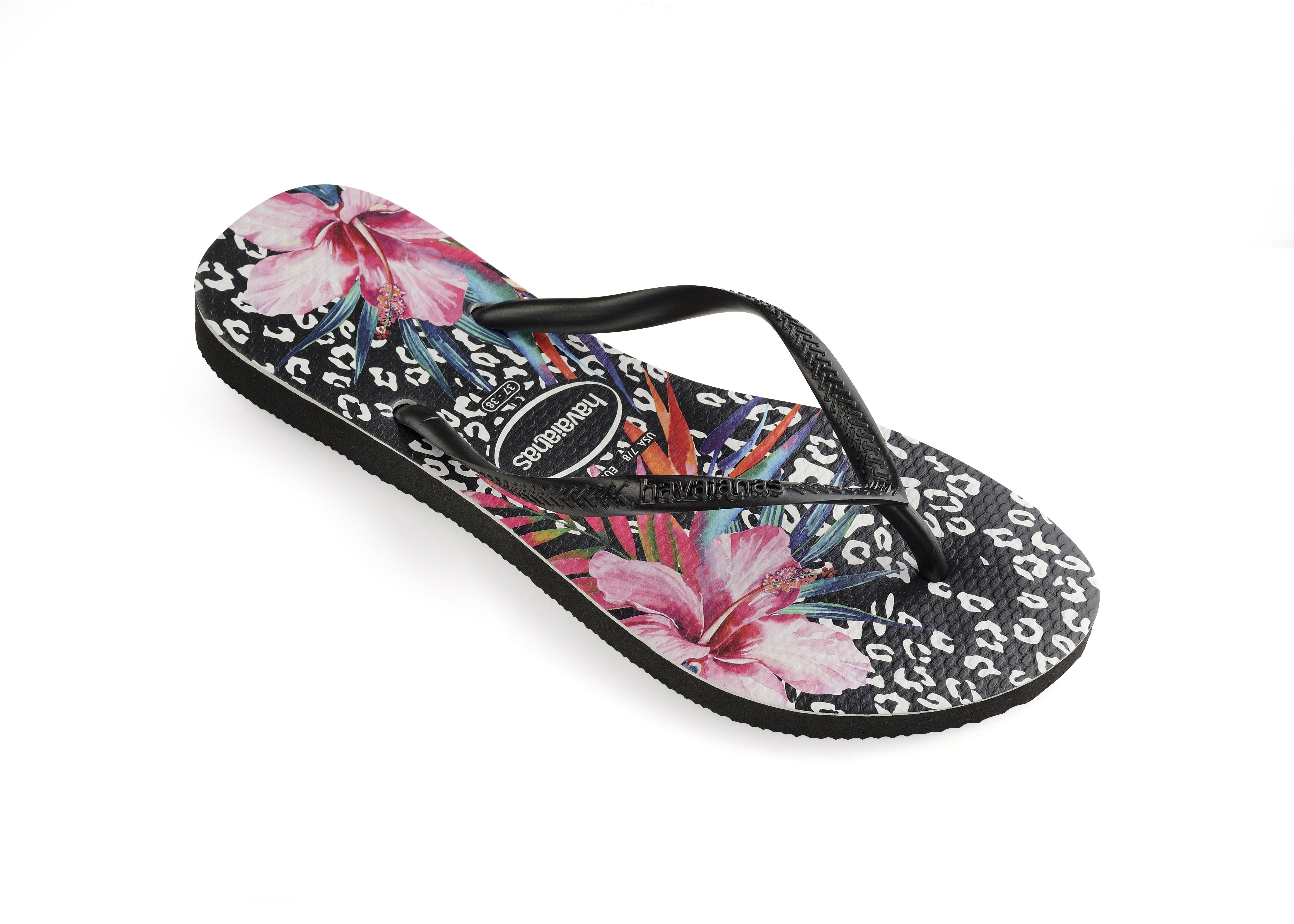 Slim Animal Floral Havaianas Womens Footwear Jandals