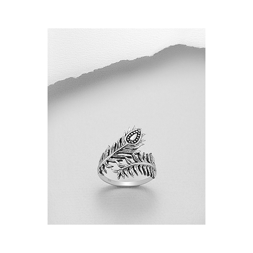 Peacock Feather Ring 
