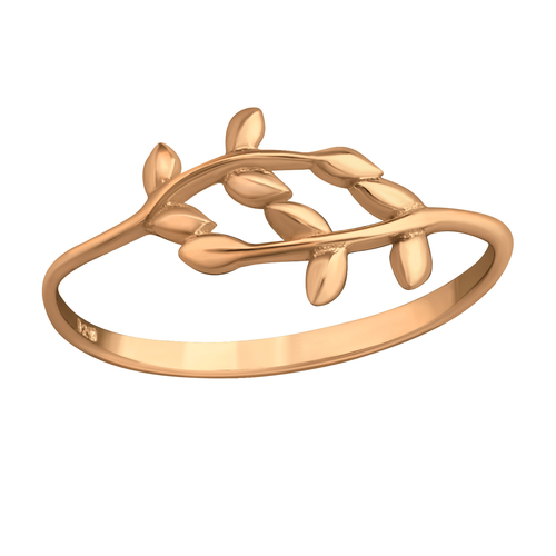 Rose Gold Plated Branches Ring 