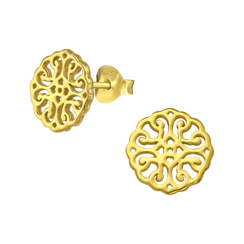 Gold Plated Antique Studs 