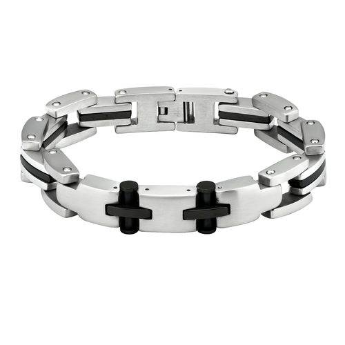 Surgical Steel Cross Bracelet