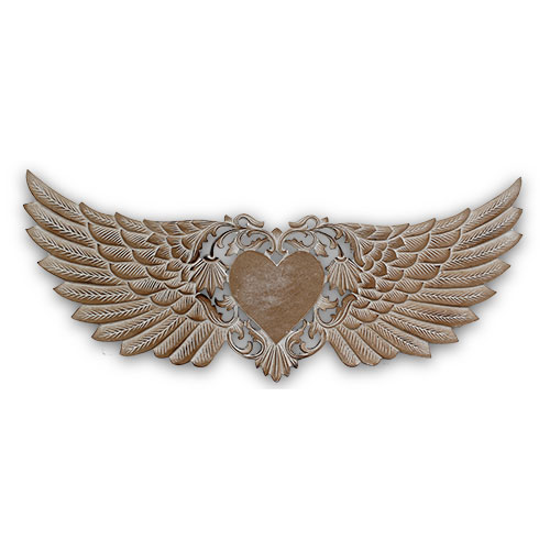 60cm Winged Heart 