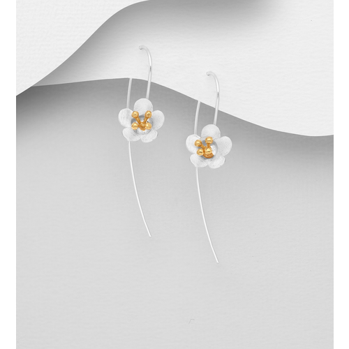 Flower Hook Earrings