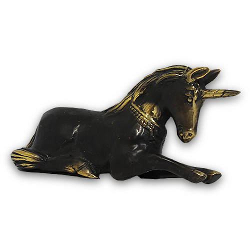 10cm Bronze Unicorn