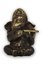 9cm Bronze Ganesha & Flute