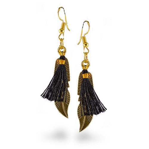 Feather Tassel Earrings