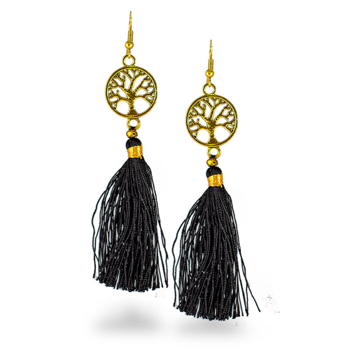 Tree of Life Tassel earrings