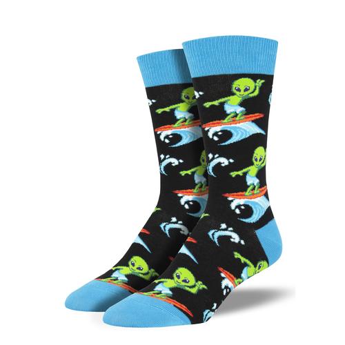 Surfing the Galazy Socks - Sock Smith - Accessories-Mens Socks ...