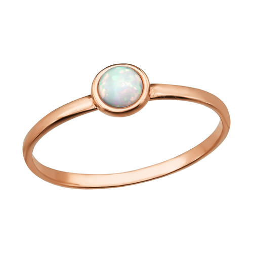 Rose Gold Opal Ring
